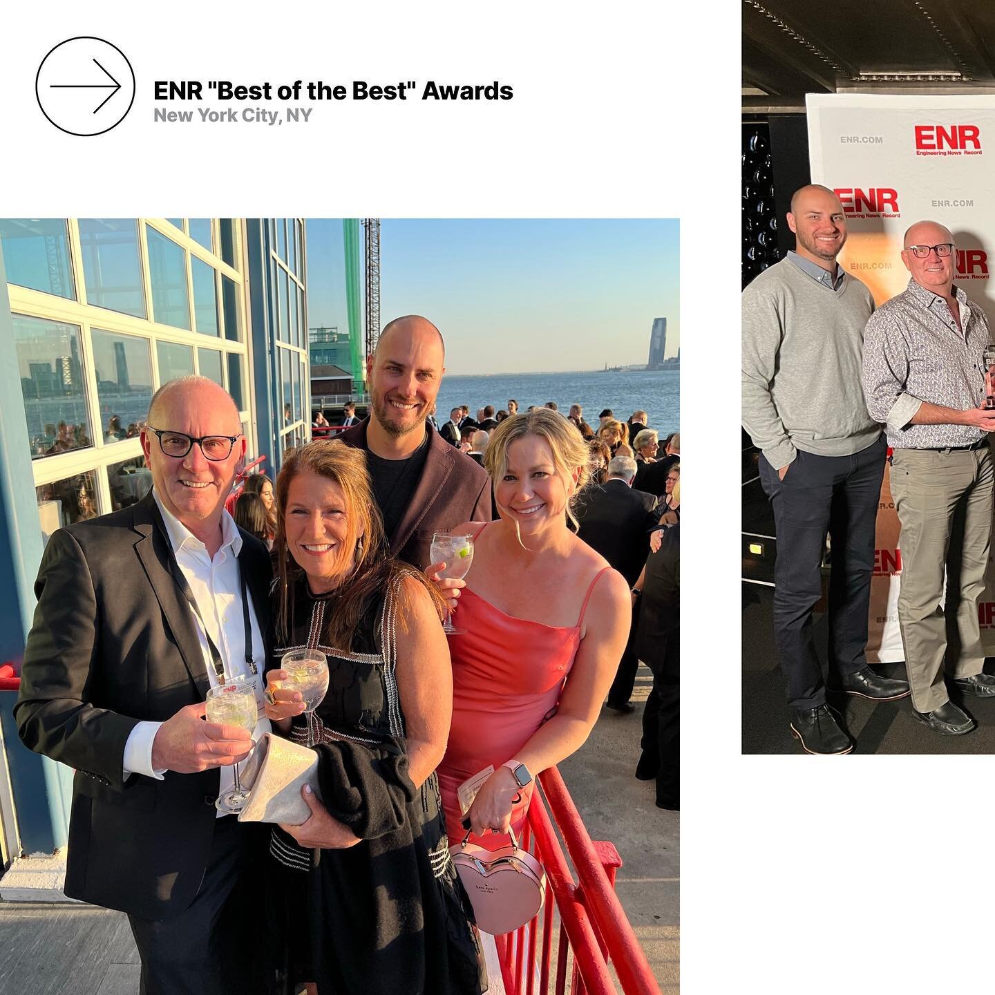 We had the honor of attending Engineering News Record's &quot;Best of the Best&quot; 2022 Awards, at which our design for Port of Long Beach Fire Boat Station No. 15 was recognized as the best Specialty Construction project. We were joined by the Por