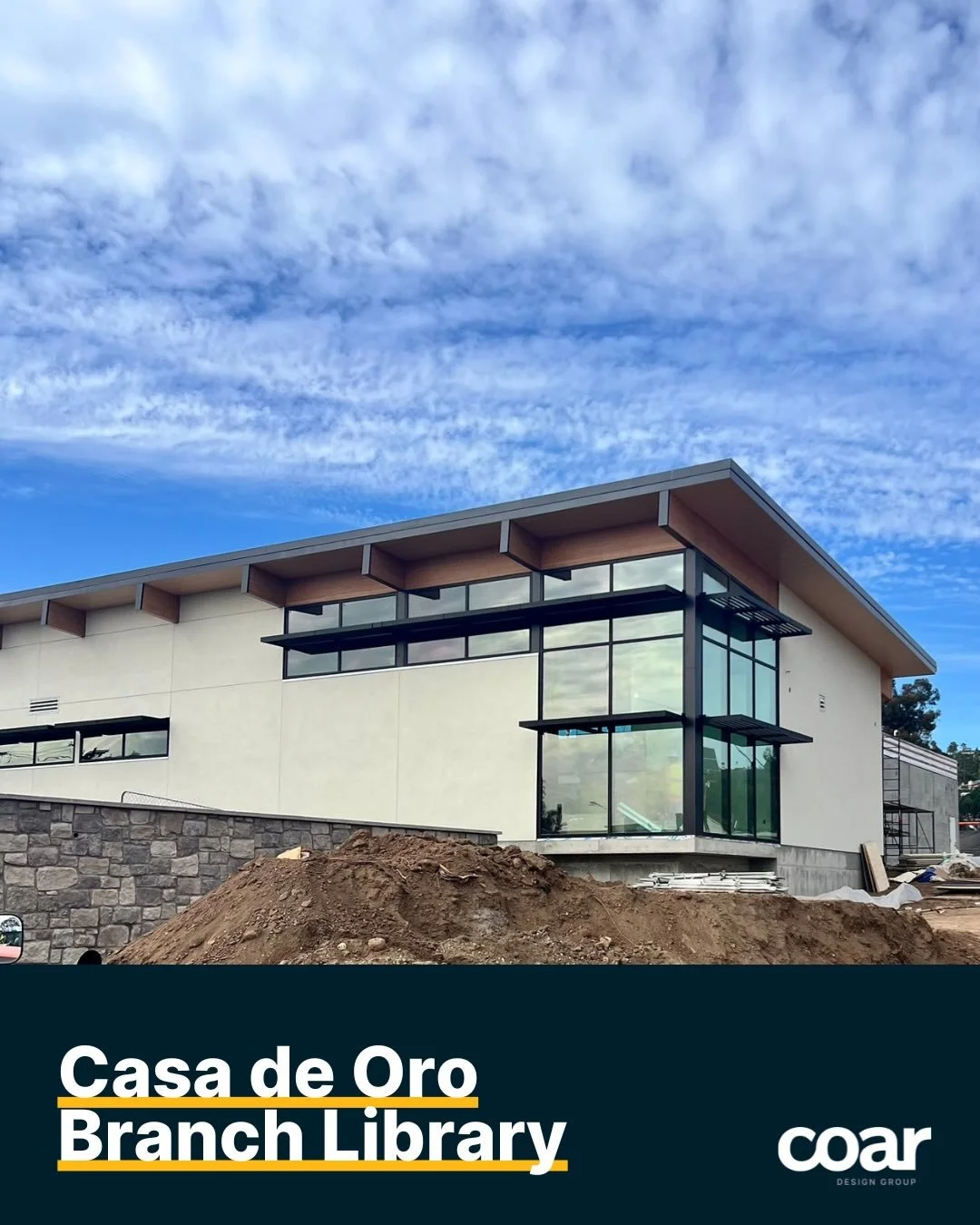 The walls are up, the lights are coming on, and the story of the Casa de Oro Branch Library is really starting to take shape. 📚

This highly anticipated project is well on its way to becoming a vibrant hub for learning, connection, and community in 