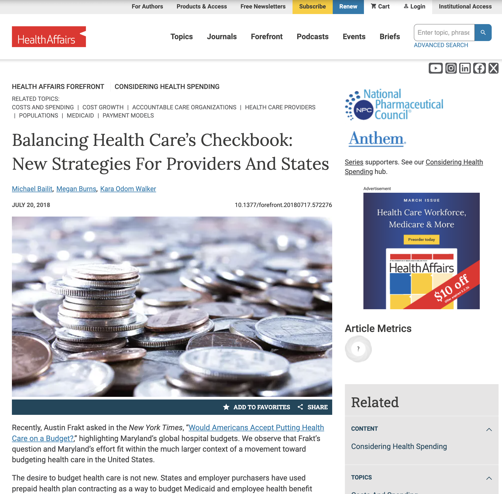 Close-up of a pile of mixed coins on a blurred background.