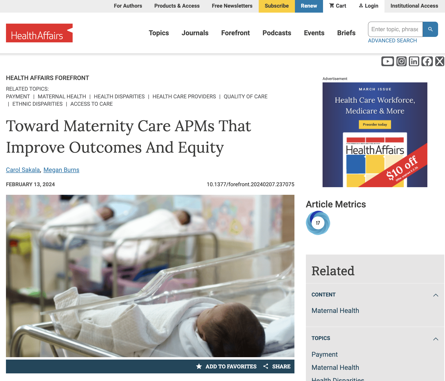 Newborn babies in hospital bassinets in a neonatal intensive care unit.
