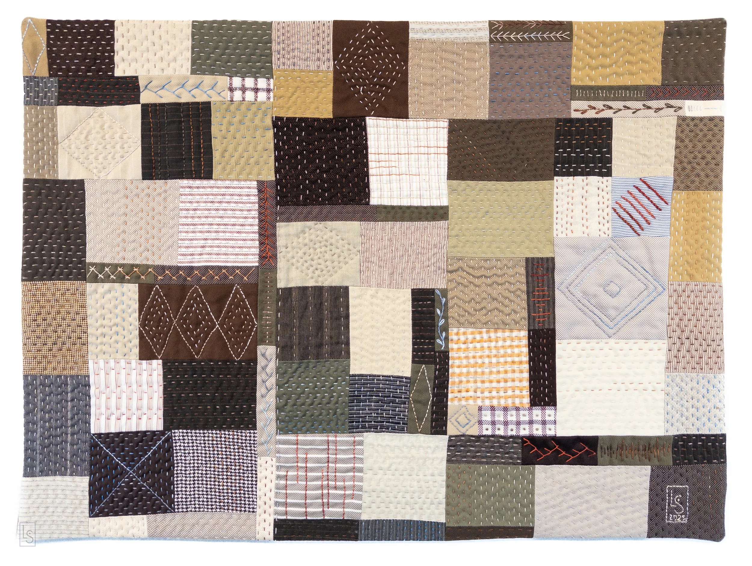 Art quilt "Dress Code"