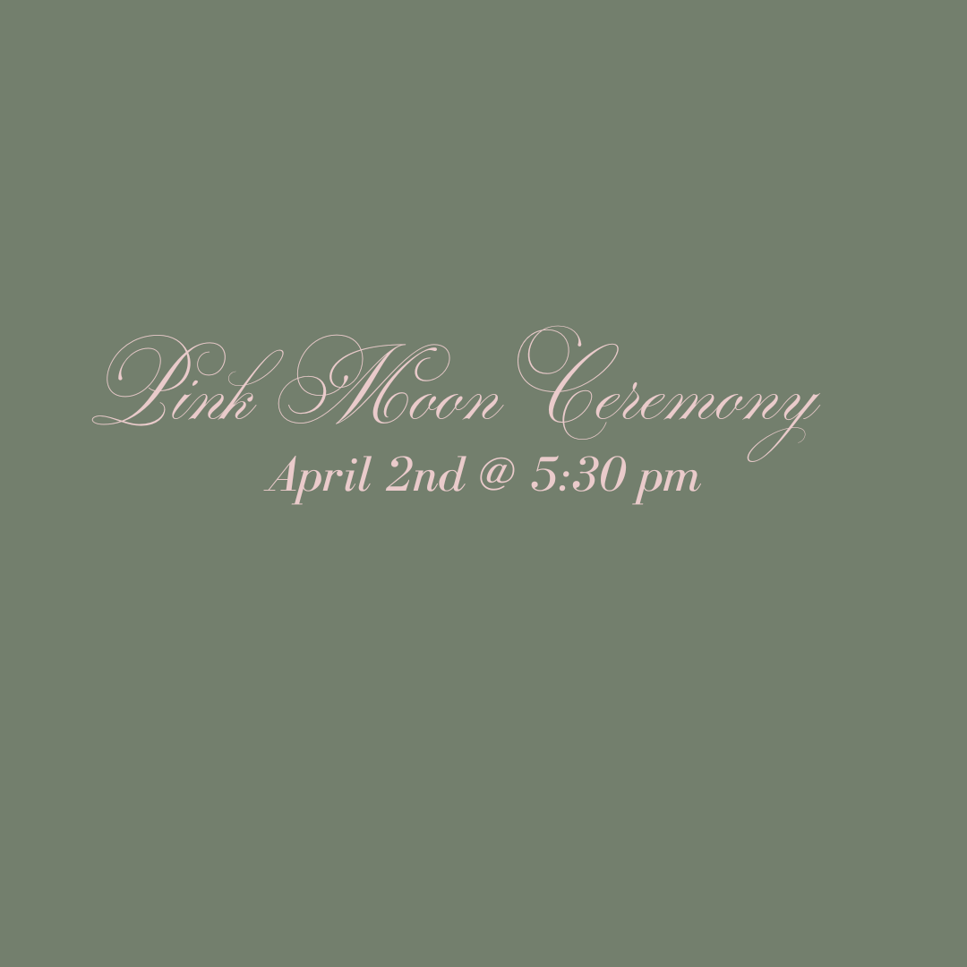 FULL PINK MOON Ceremony 