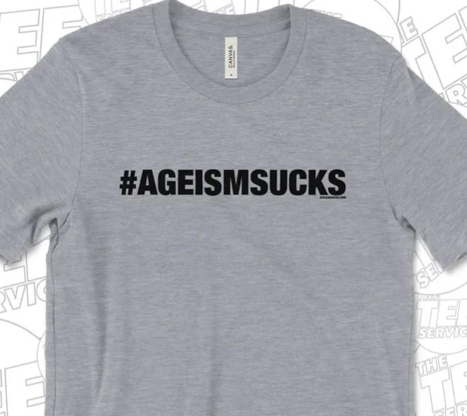 Short-sleeved tee (solid text), comes in 12 colors, $19+