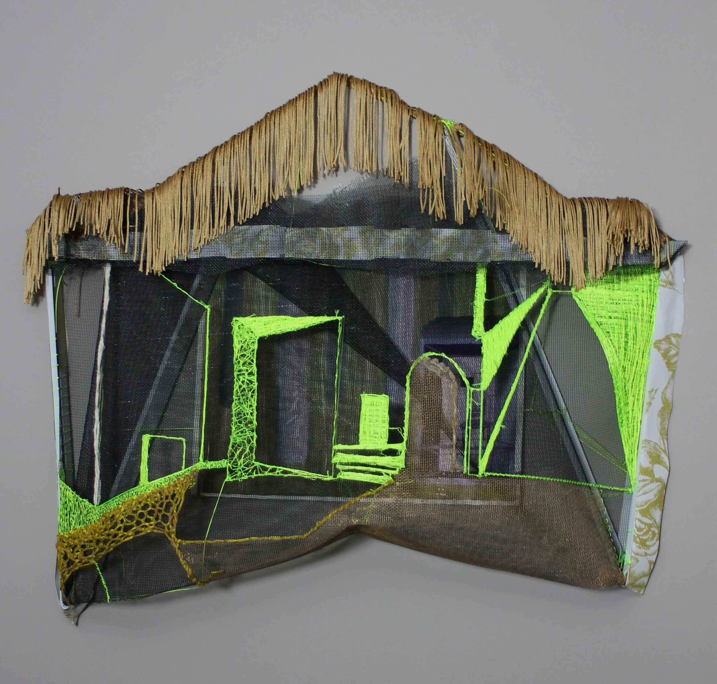 Untitled, mixed media, 23" X 18" X 4"