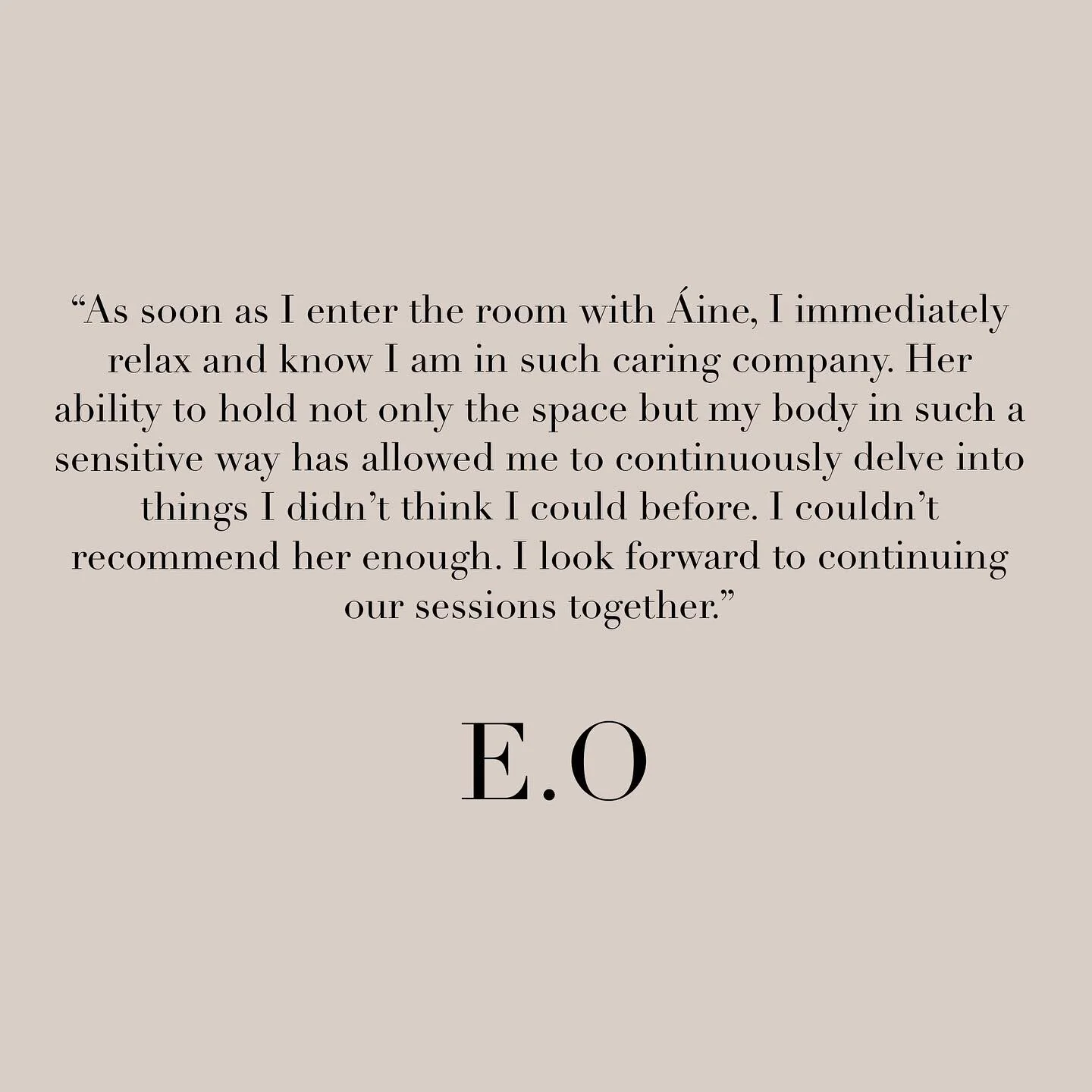 🌾Testimonial from a lovely client&hellip;

BCST can be a great resource in helping you deal with feelings of stress, overwhelm or the processing of past experiences. It also offers an opportunity for your body to settle into stillness; a moment of q