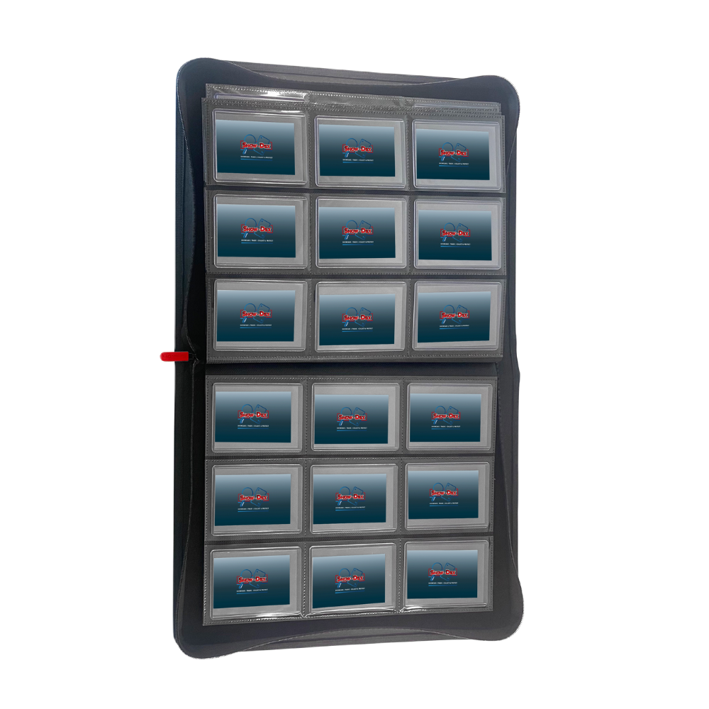 ShowDex Pro Toploader Binder & 100 Toploaders and Pull Tab Sleeves