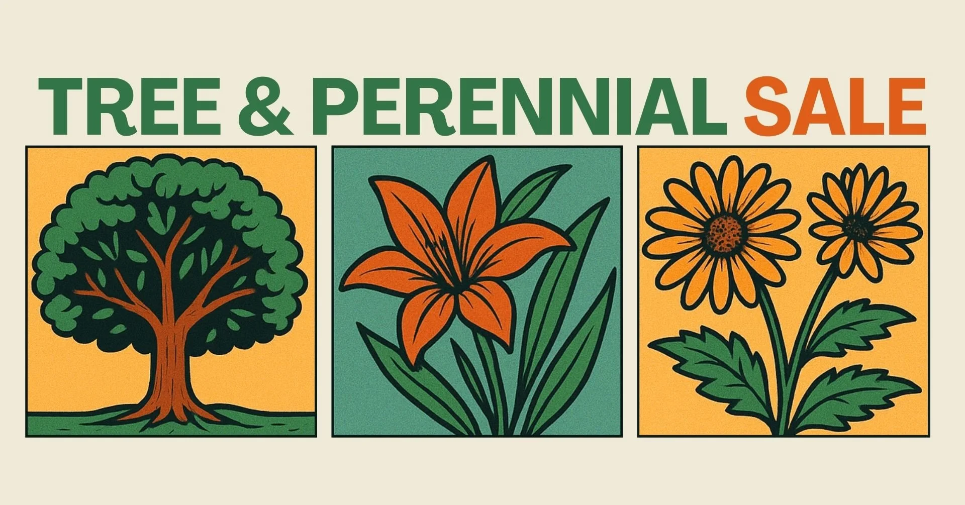 Tree & Perennial Sale