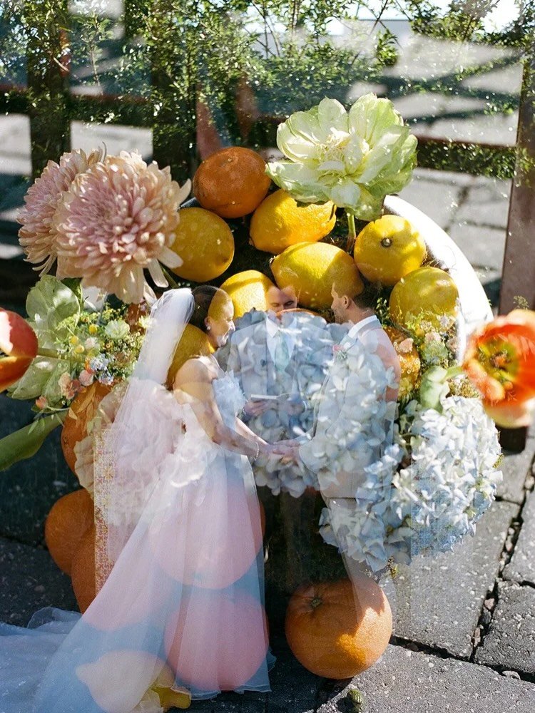 from tomato cans to evil eyes and colorful tiles- Emilie &amp; Kerem&rsquo;s day was filled with personal touches and nods to their family roots! 🍅🍋

📸: @promisedlandarts 
@elegantsavannahweddings