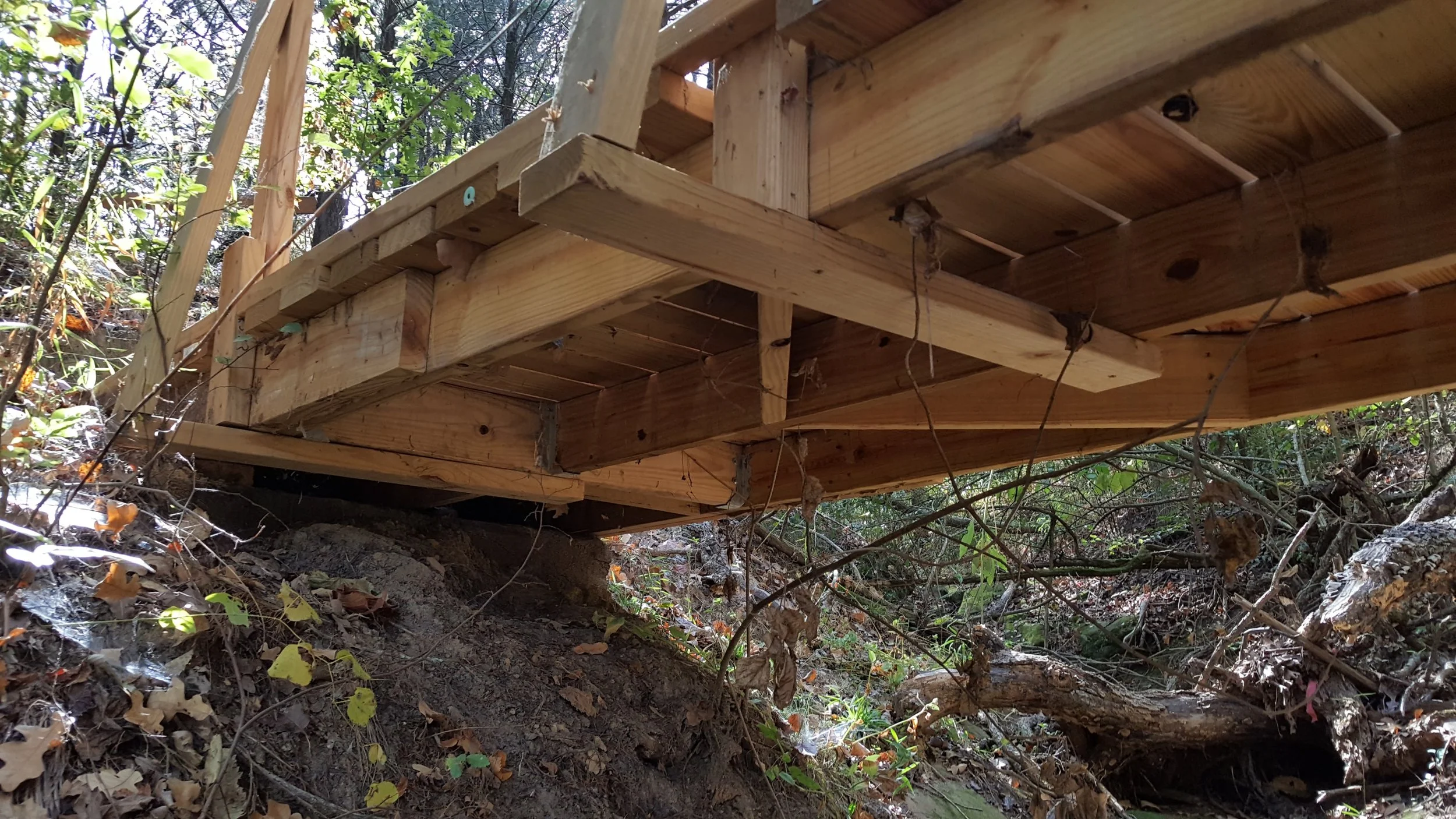Bridge understructure.