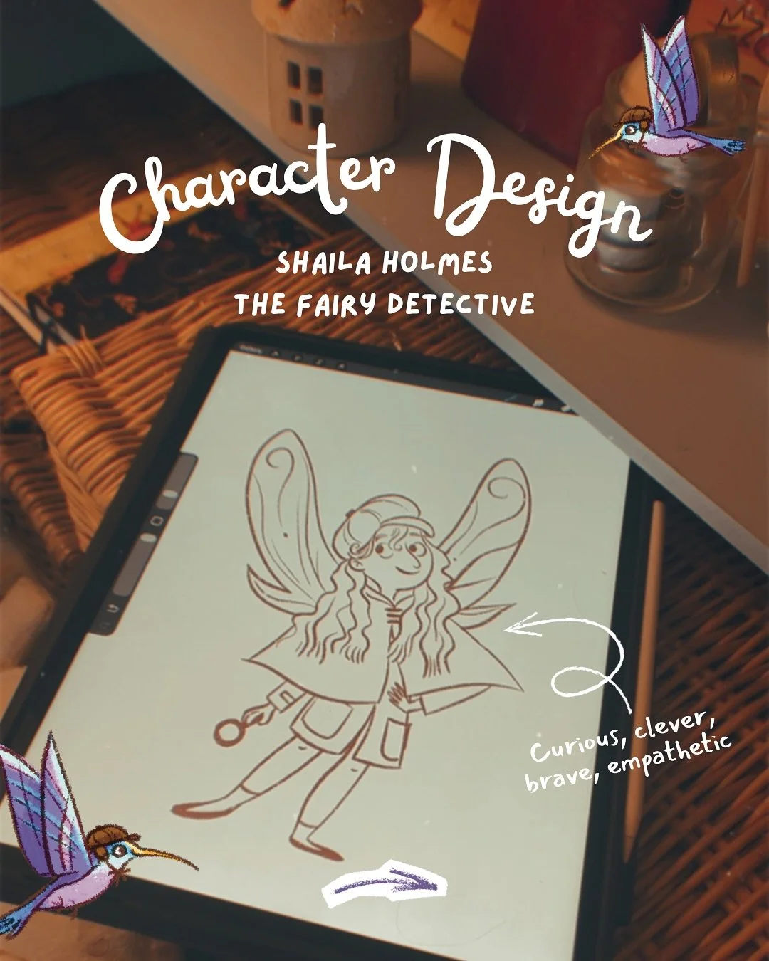 Meet Shaila Holmes, the Fairy Detective! 

She&rsquo;s the spirited heroine of Shaila Holmes Fairy Detective by author  @lorimkeating from @literaryleafpress 

She is curious little fairy who solves mysteries in the enchanted Englewood Forest with he