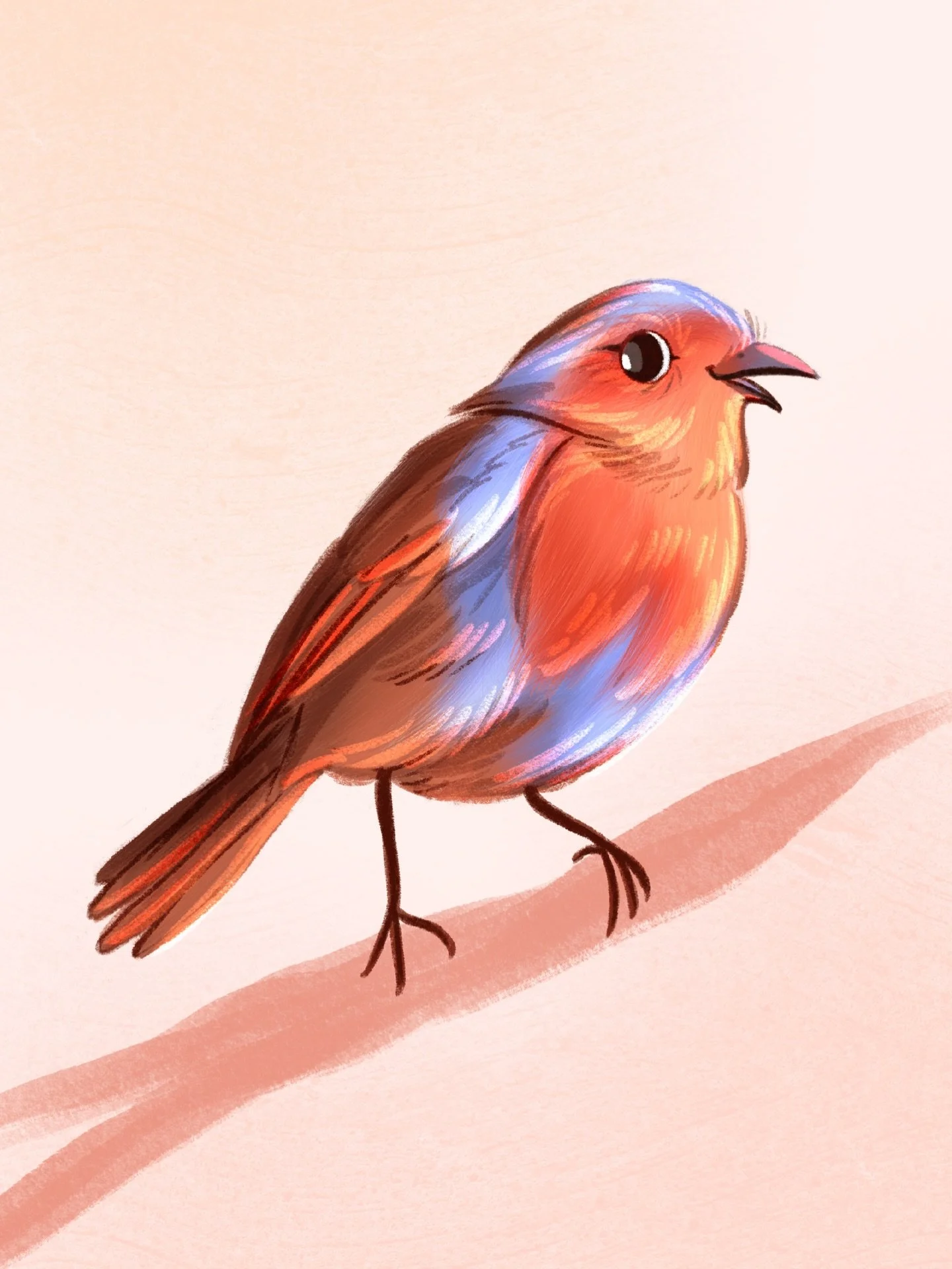 The March letters are on their way to you today. ✉️

They&rsquo;re inspired by The Secret Garden this month, so of course the robin had to be part of it. I drew this little one this morning just before heading to the post office.

He&rsquo;s hiding i