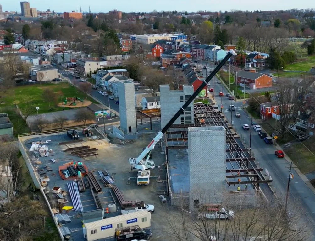 ON THE RISE! 800 South Queen Street in Lancaster is out of the ground and reaching for the sky!