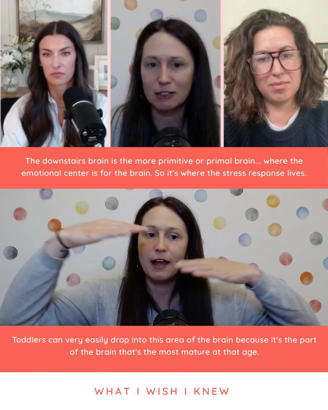 Ever wonder why toddlers are so. darn. emotional?? Turns out, the part of their brain that's responsible for emotional regulation is doing the best that it can... but it's still under-developed in toddlerhood. ⁠
⁠
Meaning, it's NORMAL for toddlers to