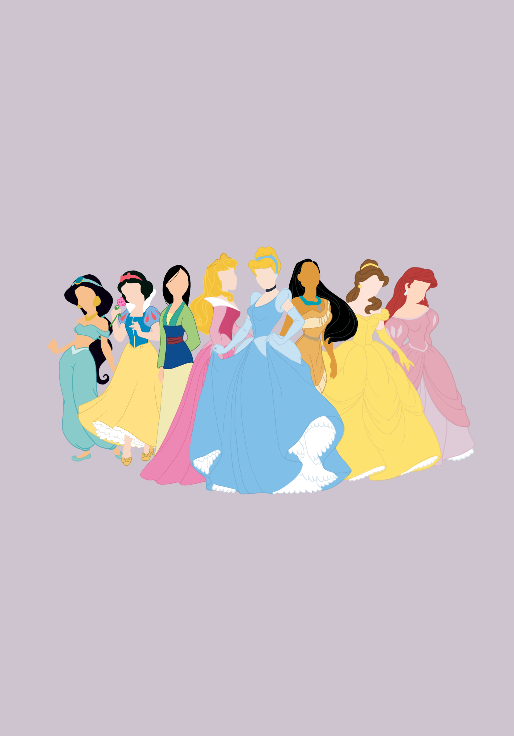 Disney Princesses Print — the wallflower company