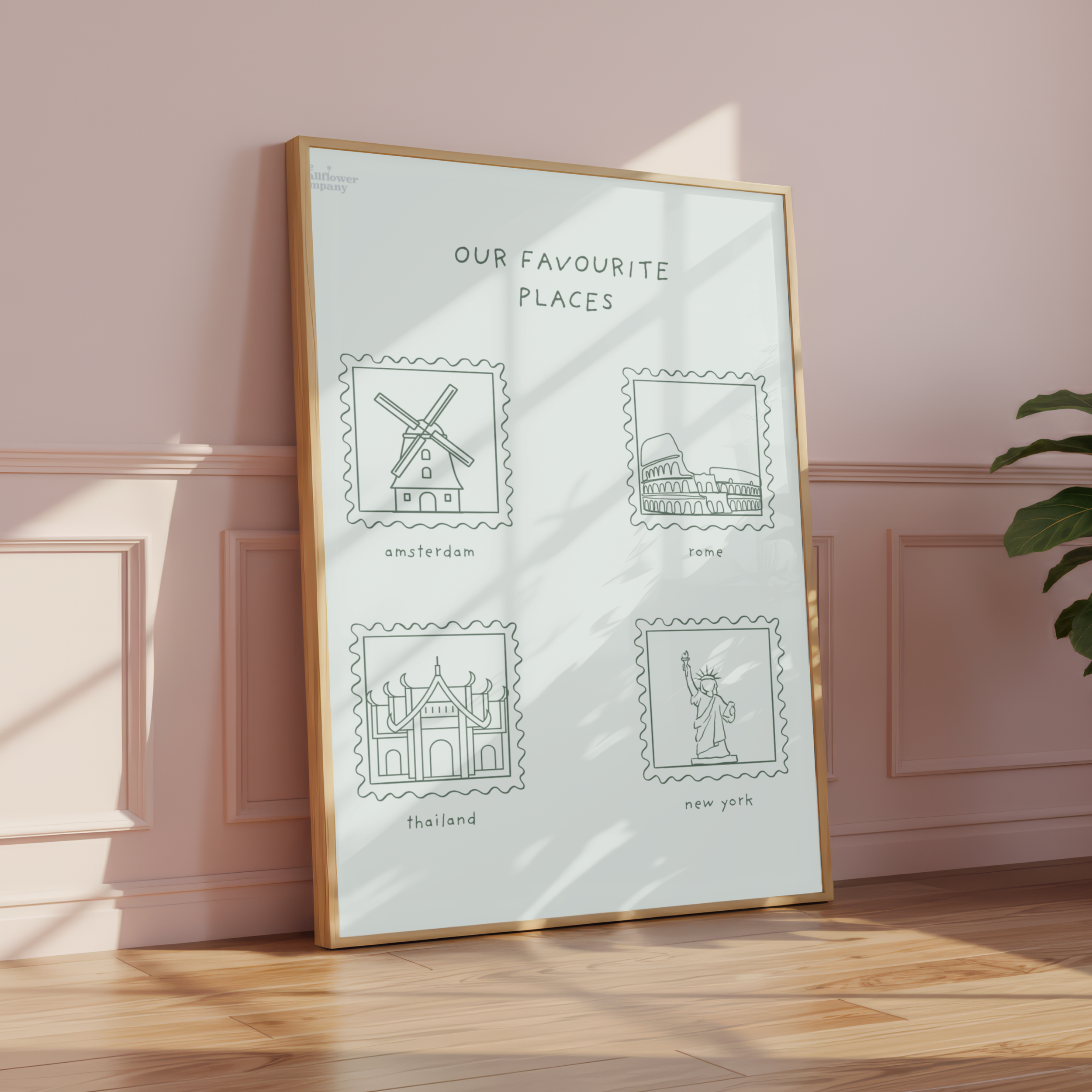 Our Favourite Places – Custom Print