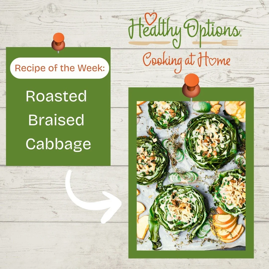 Looking for a healthy recipe that your whole family will enjoy? Try Roasted Braised Cabbage, our newest recipe by Chef Ali! 
For more delicious meals, check out the link in our bio🖱