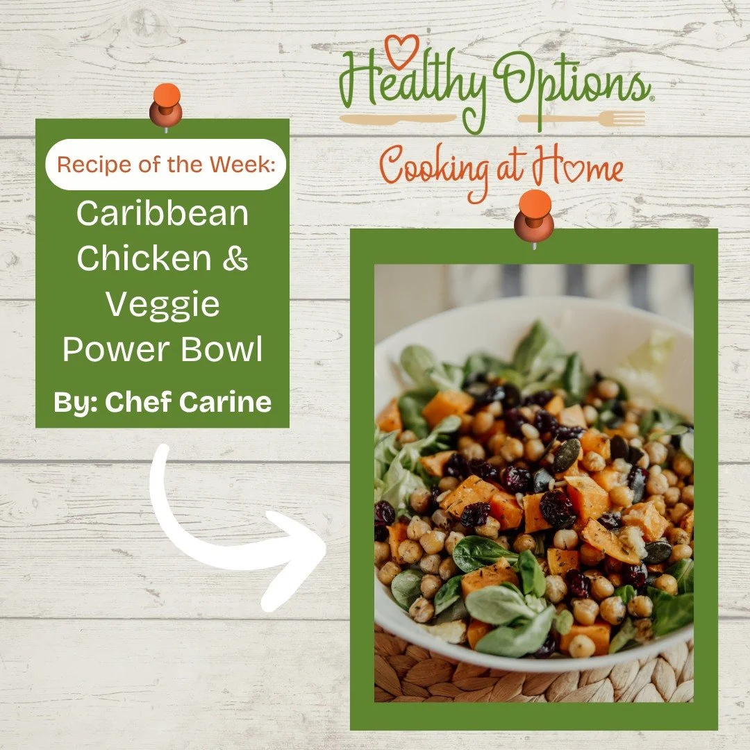 Our final September recipe of the week is: Caribbean Chicken & Veggie Power Bowl! You don't want to miss out on this delicious meal by Chef Carine👩‍🍳
Check out the video on our YouTube Channel📹