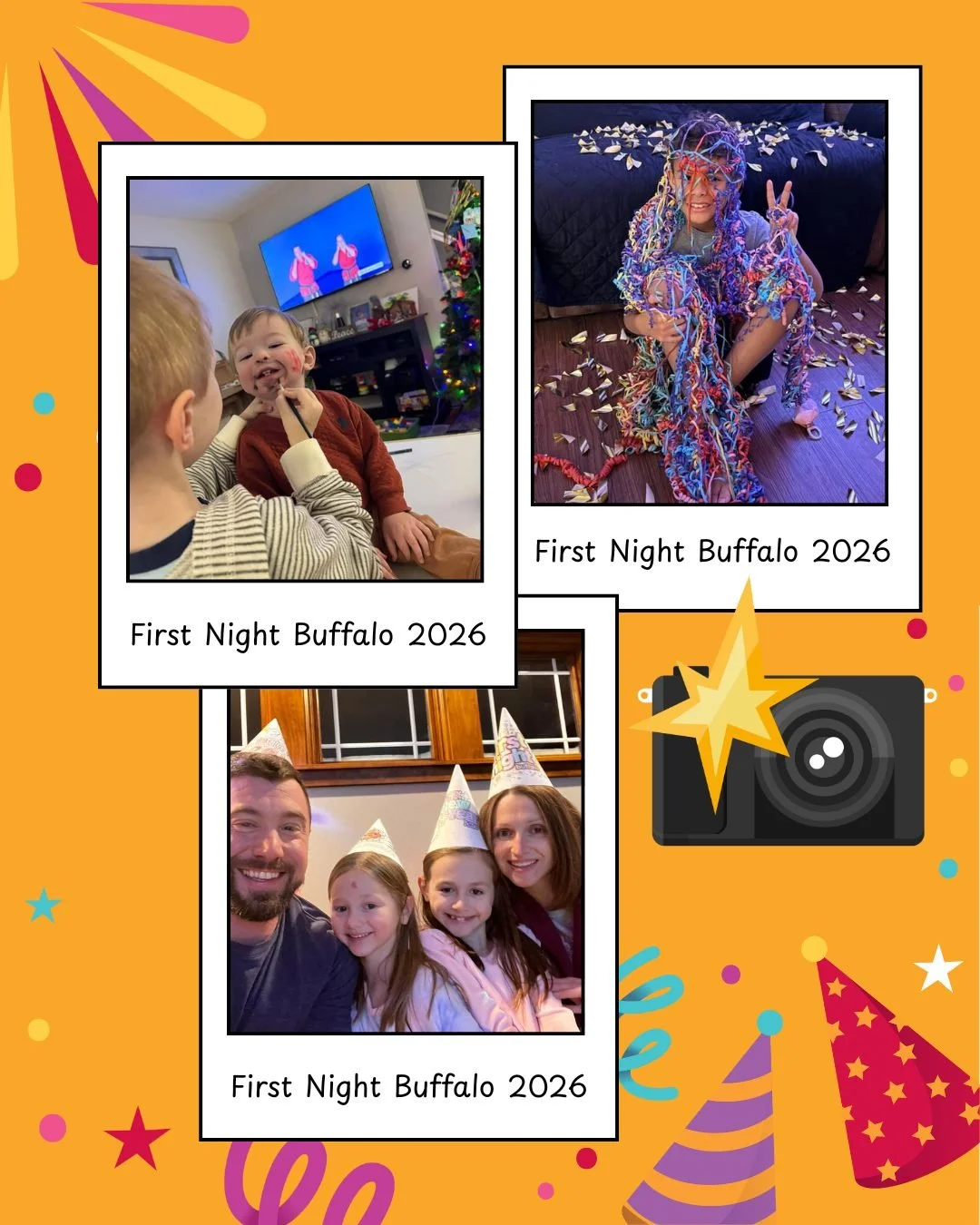 We loved seeing how you brought First Night Buffalo to life this year!😁✨

Huge congrats to our #FirstNightBuffalo photo contest winners: Anneliese Mountbatten, Lauren Taylor and  Theresa Ann!📸🎉

To claim your prize, please send us a message. Thank