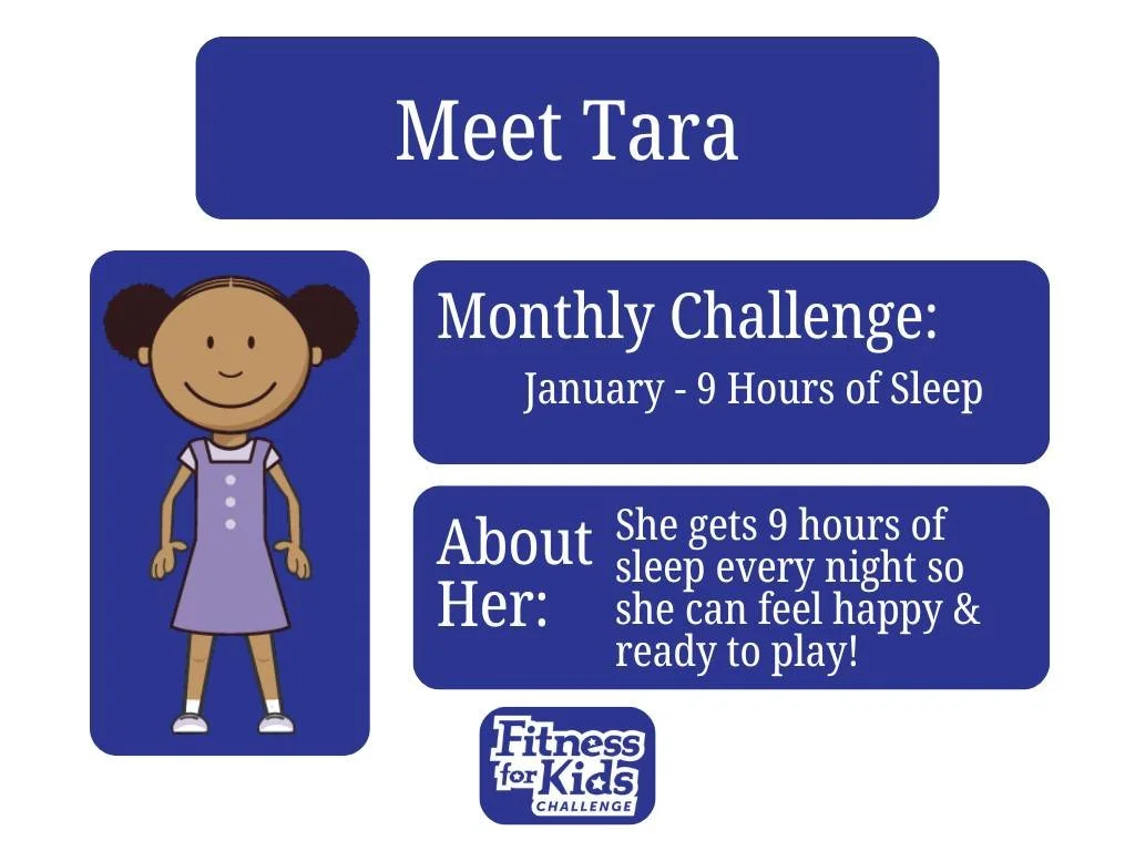 ✨It's Fit Kids Friday! Today we&rsquo;re shining the spotlight on Tara, our warm and fearless crew member!
January&rsquo;s monthly challenge is to get 9 hours of sleep😴Sleep is so important for our bodies and our minds- it helps us to learn, regulat