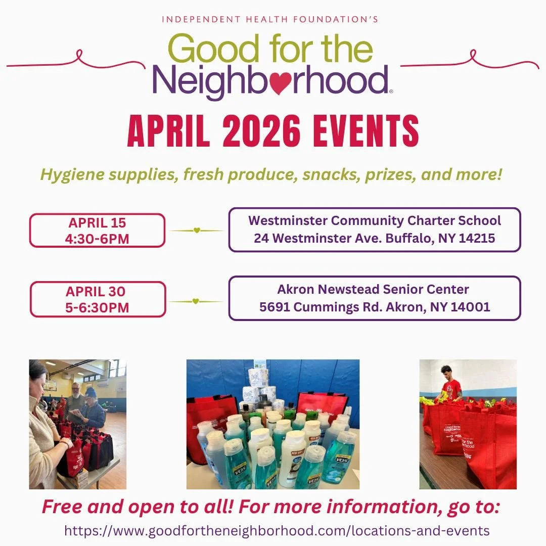 Spring is around the corner, and so are our Good for the Neighborhood events! 🌼✨ Check out our April Schedule and mark your calendars!
