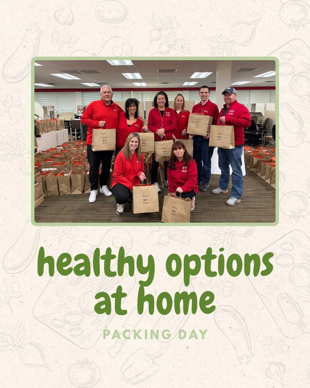 Before we kick off our first round Healthy Options at Home next month, we&rsquo;re sharing a look at our Kitchen Kit Packing Day. With help from our wonderful volunteers, we packed over 650 kitchen kits!🥄

Stay tuned for behind the scenes content wi