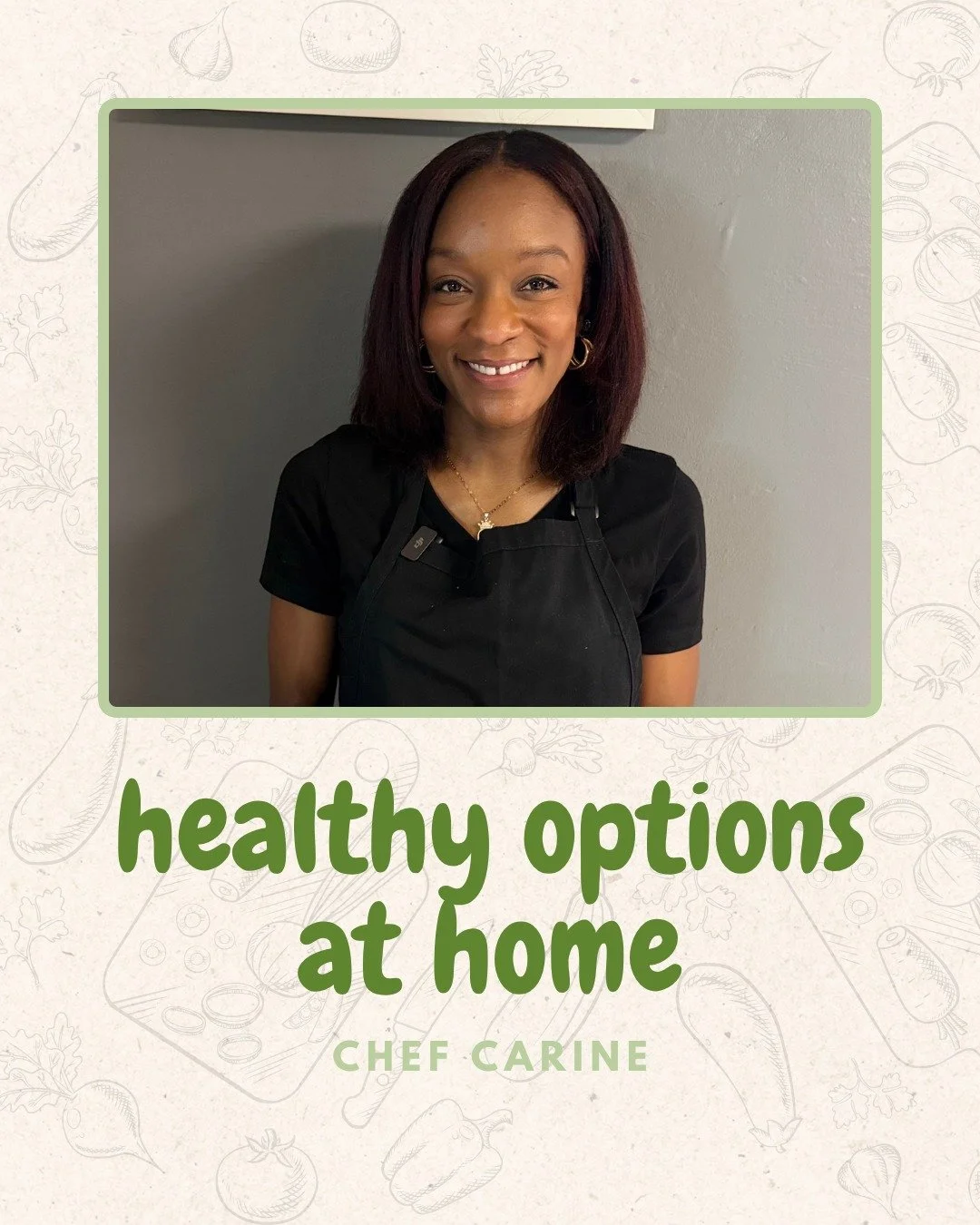 We are thrilled to have Carine Merritt as one of our Healthy Options at Home chefs this year!👩&zwj;🍳🥣
Take a sneak peak at 2️⃣ yummy recipes created by @carinescc. Stay tuned to meet our next chef and see what&rsquo;s cooking!