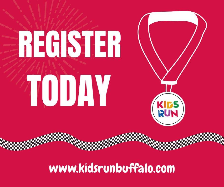 Keep calm and lace up your sneakers👟There&rsquo;s plenty of time to register your family for Kids Run Buffalo 2026 happening in less than ONE month!🏃🏽🏃🏼&zwj;♀️
➡️Register today using the link in our bio!
