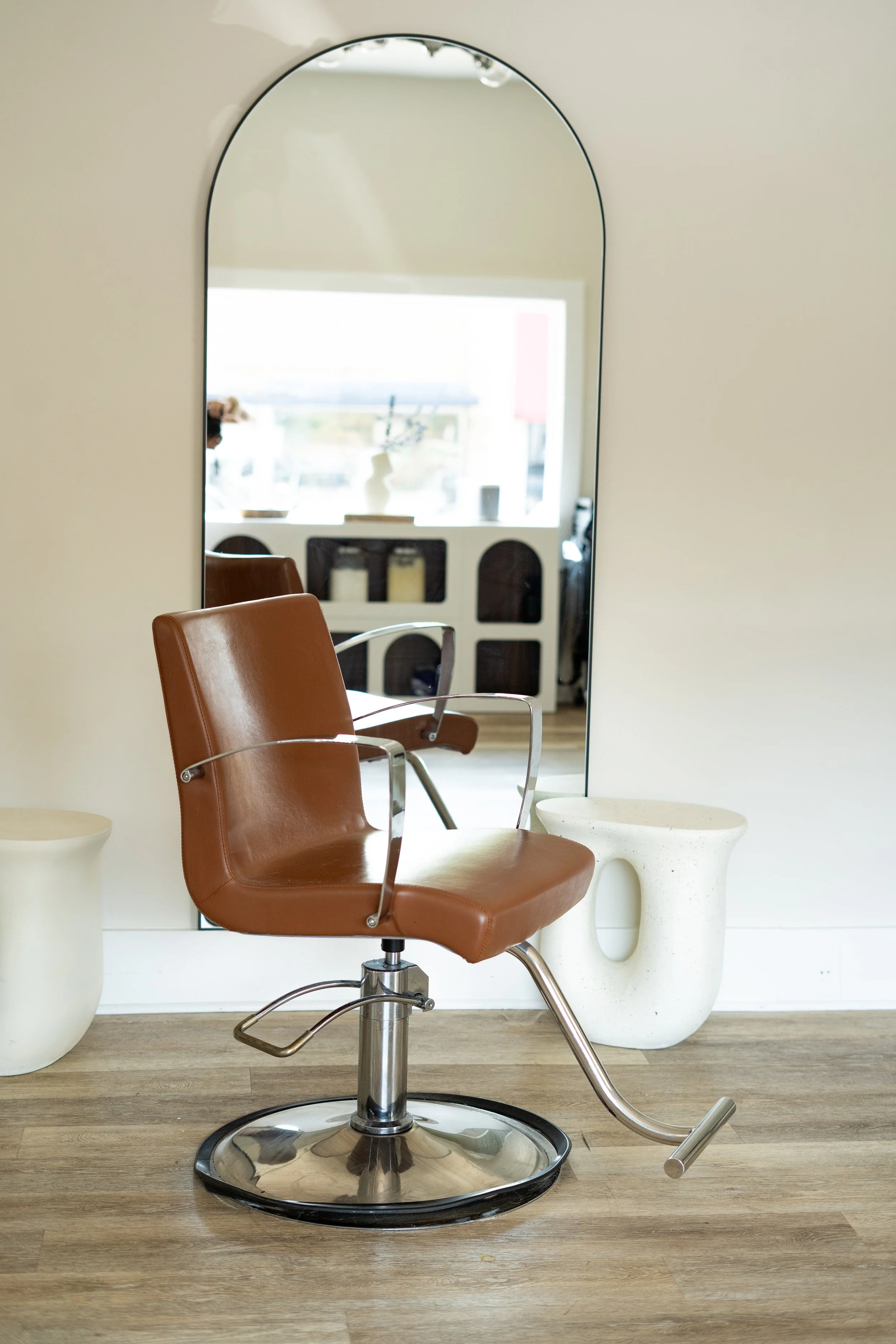 A West Michigan salon atmosphere specializing in blonding, extensions, and customized color