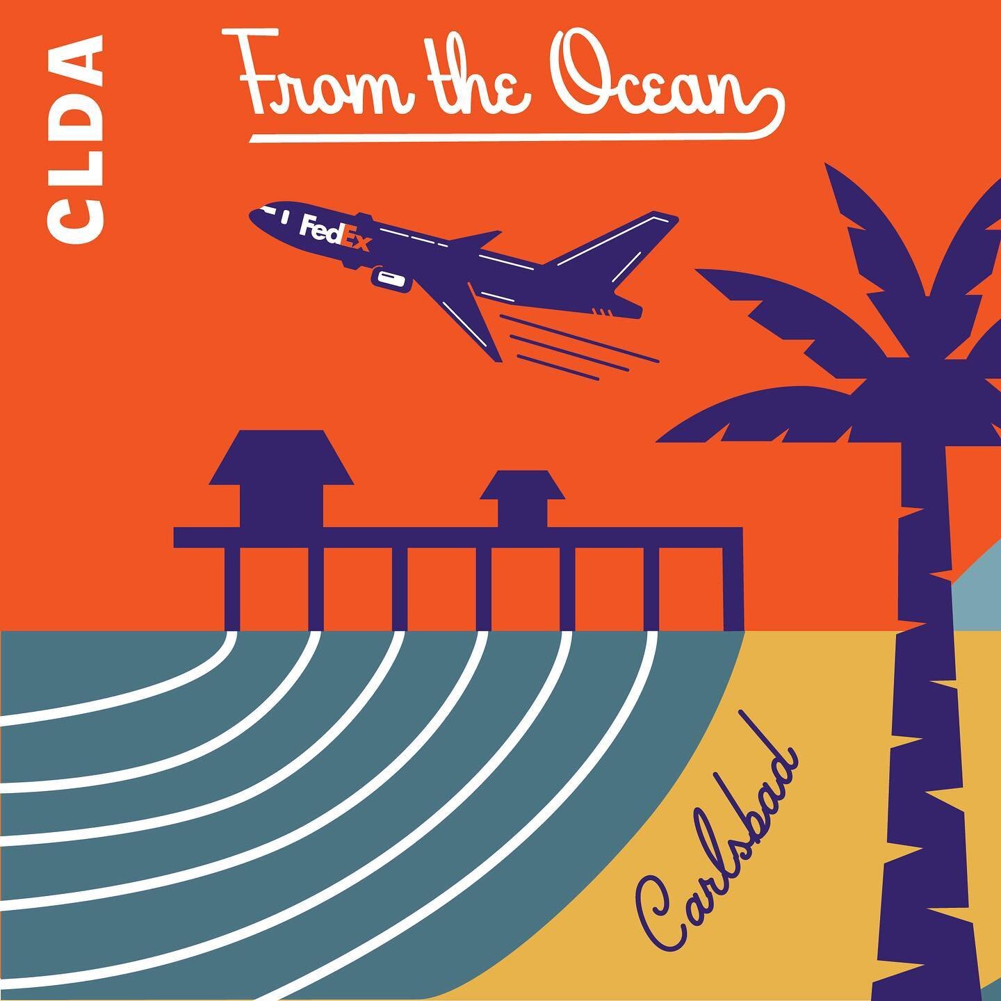 Here is a closer look into the digital artwork for the new mural @fedex Ship Center in Carlsbad. 

For all of my mural projects, I create digital artwork like this. The process starts with sketching on my iPad and is eventually vectorized on the comp