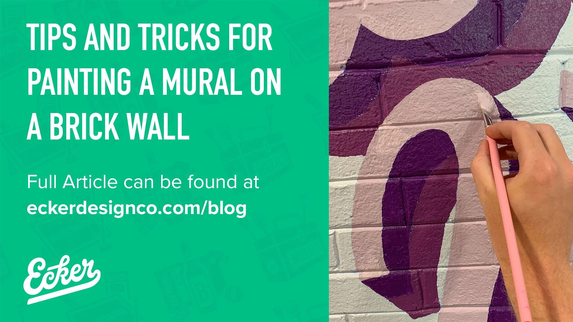 Tips and Tricks for Painting a Mural on a Brick Wall — Ecker Design Company