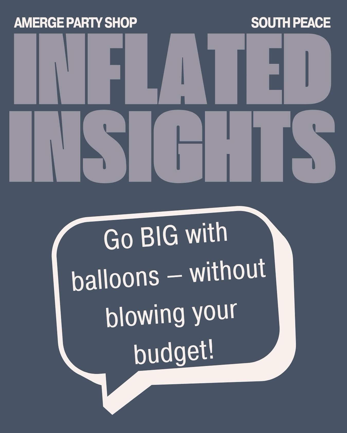 🎈 INFLATED INSIGHTS 🎈
.
Welcome to your daily dose of event planning wisdom from Amerge Party Shop &ndash; 💡
.
🎨 Pro Tip:
Go BIG with balloons &mdash; without blowing your budget!
Instead of filling the entire space, focus your balloon decor on o