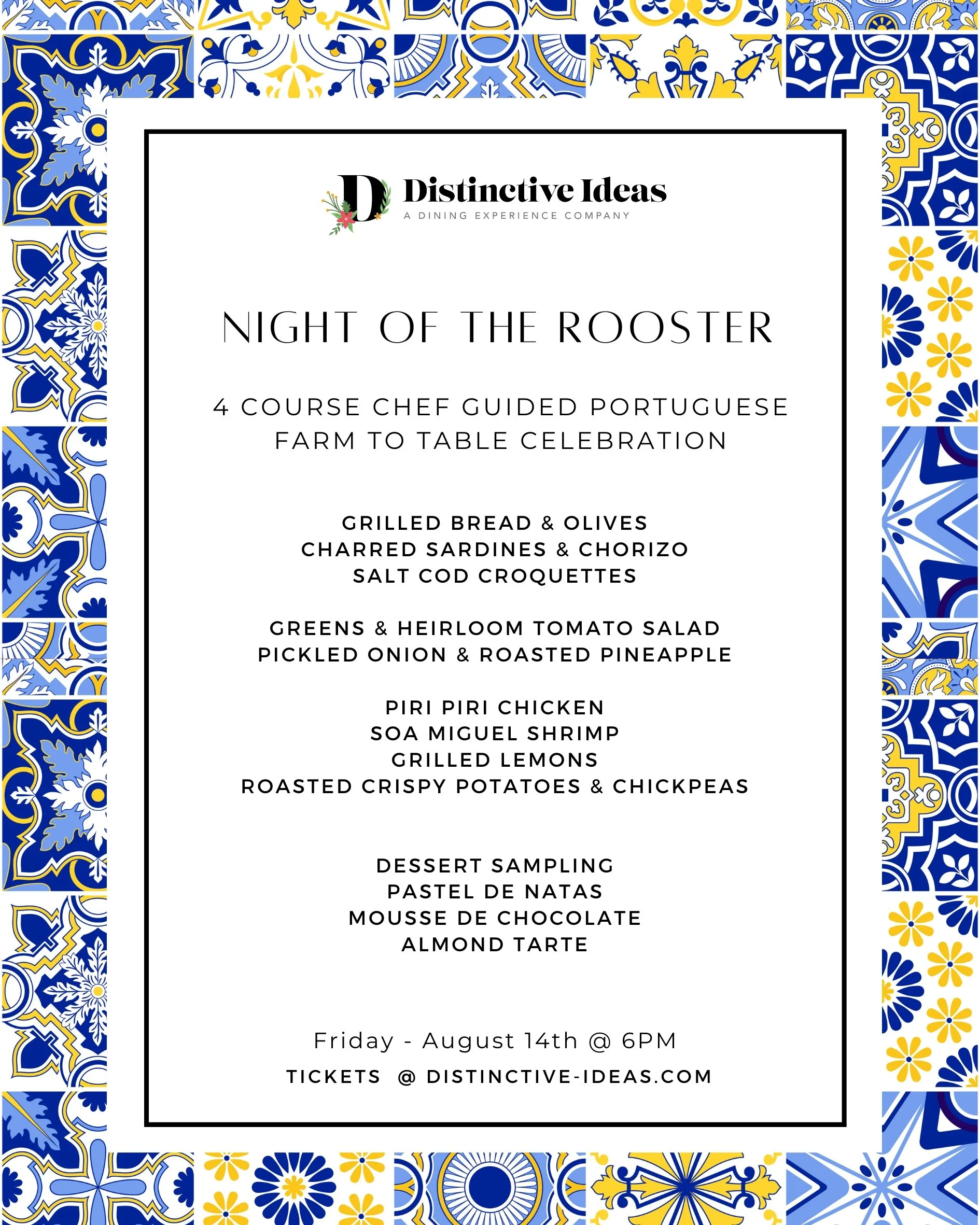 Night of the Rooster Farm to Table Dinner
