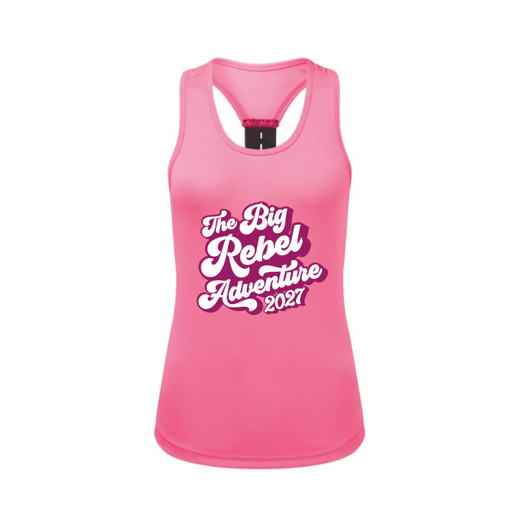 Big Rebel Adventure 2027 - Women's Sports Vest - Made to Order