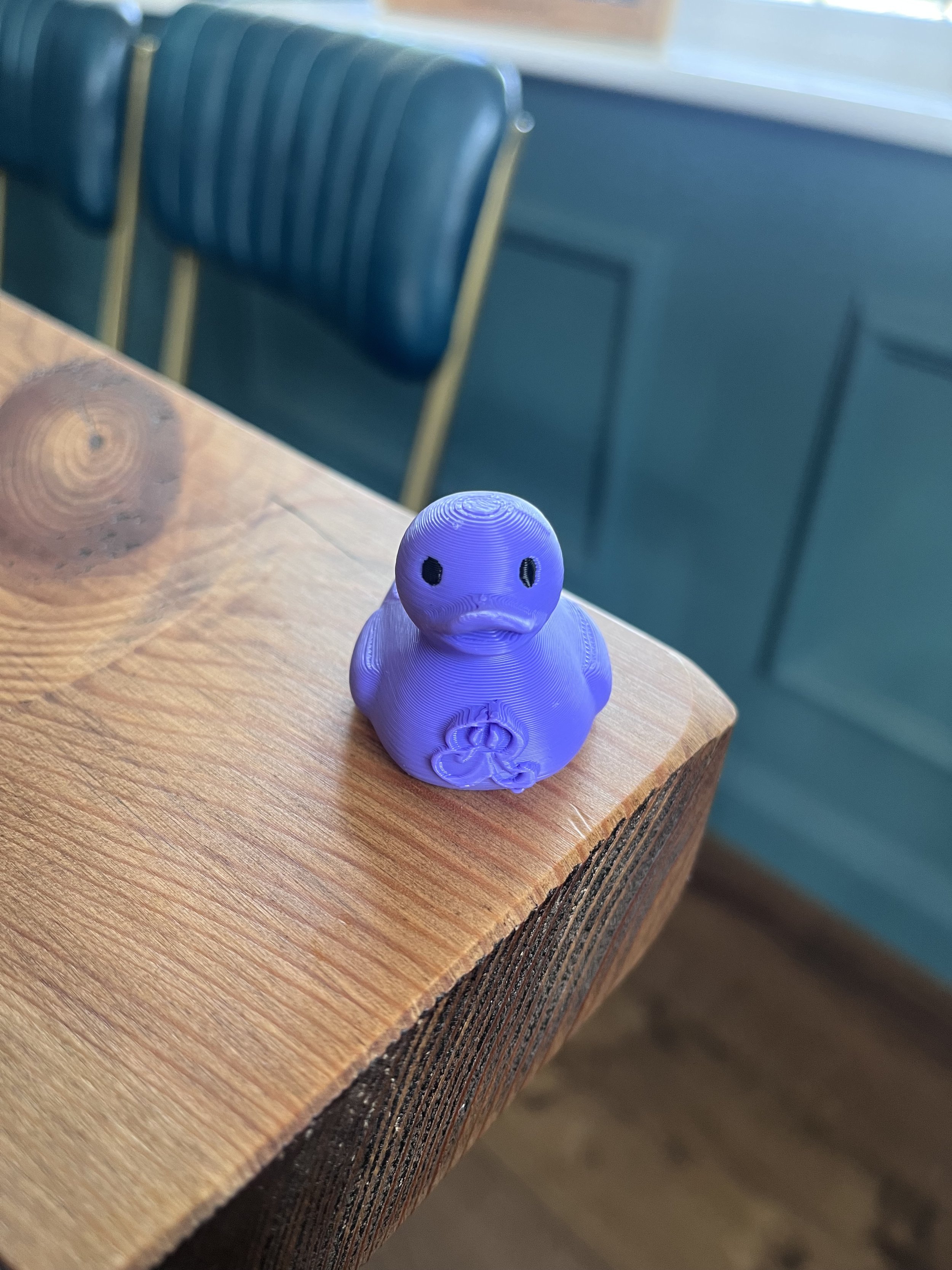 Rebel Duck Woggle  - Purple