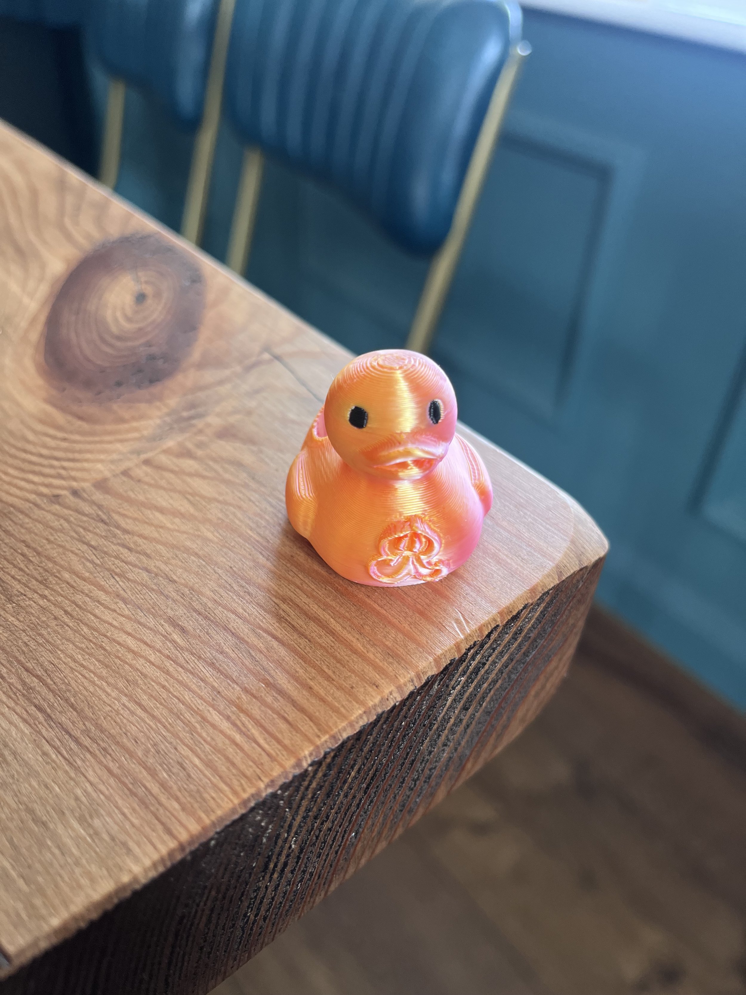 Rebel Duck Woggle  - Peach