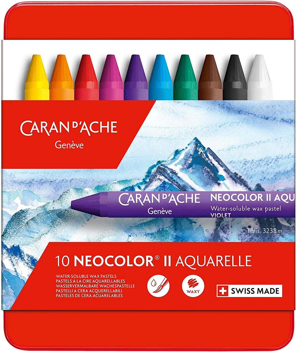 Water-Soluble Pastels (10 colors)