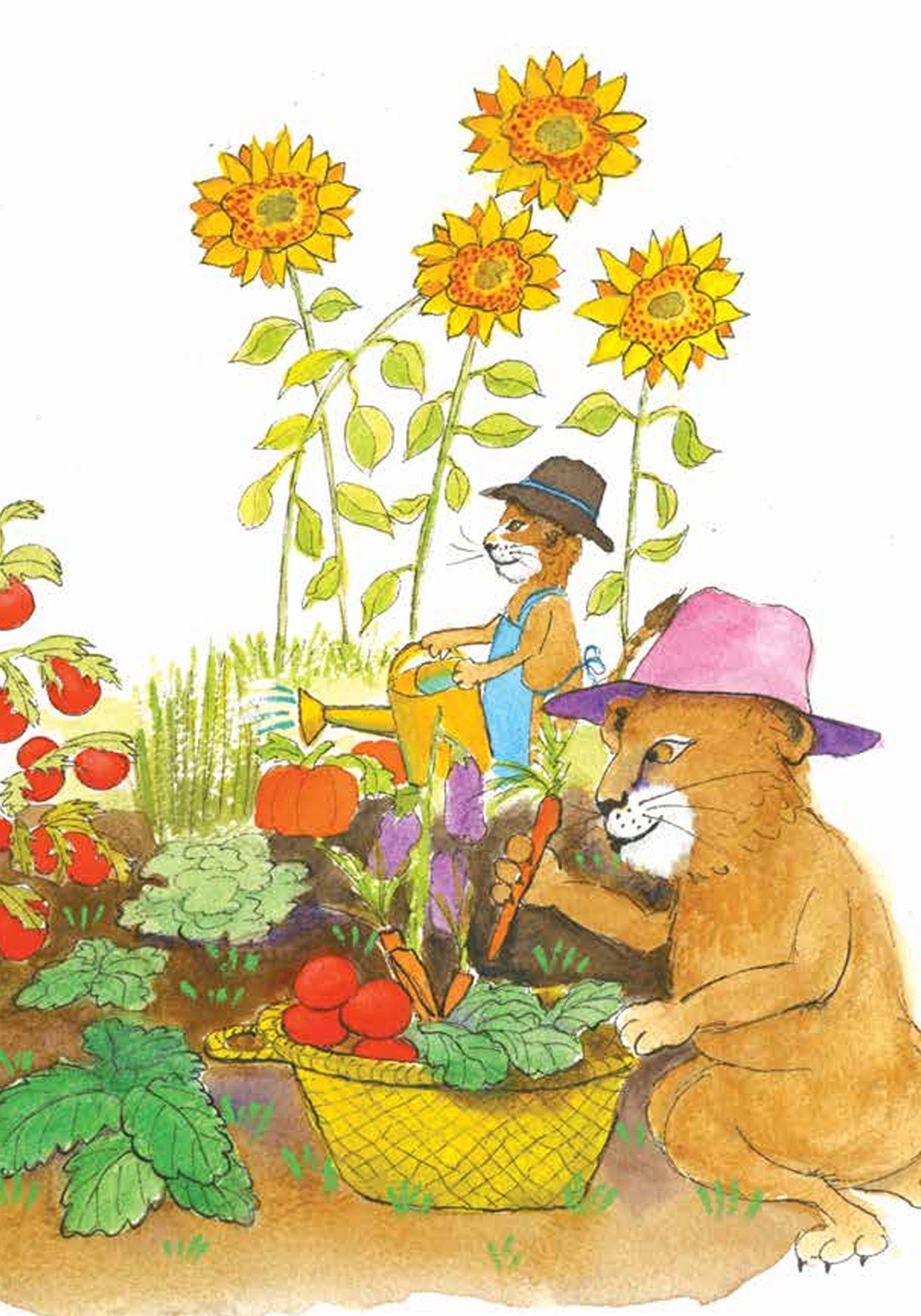 Thaddeus and Mama in Garden.jpg