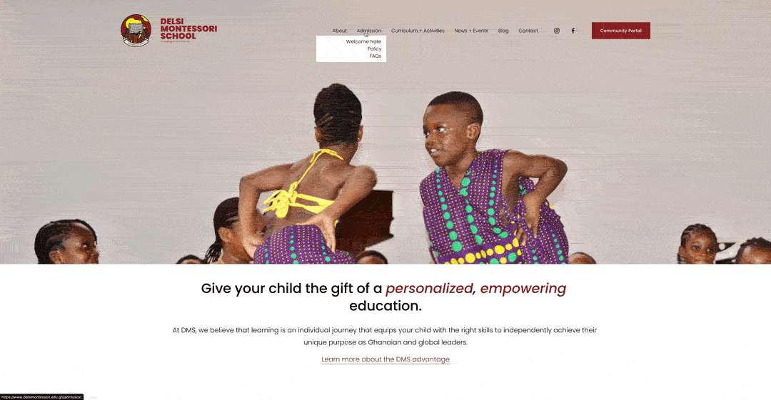 delsimontessori.edu.gh