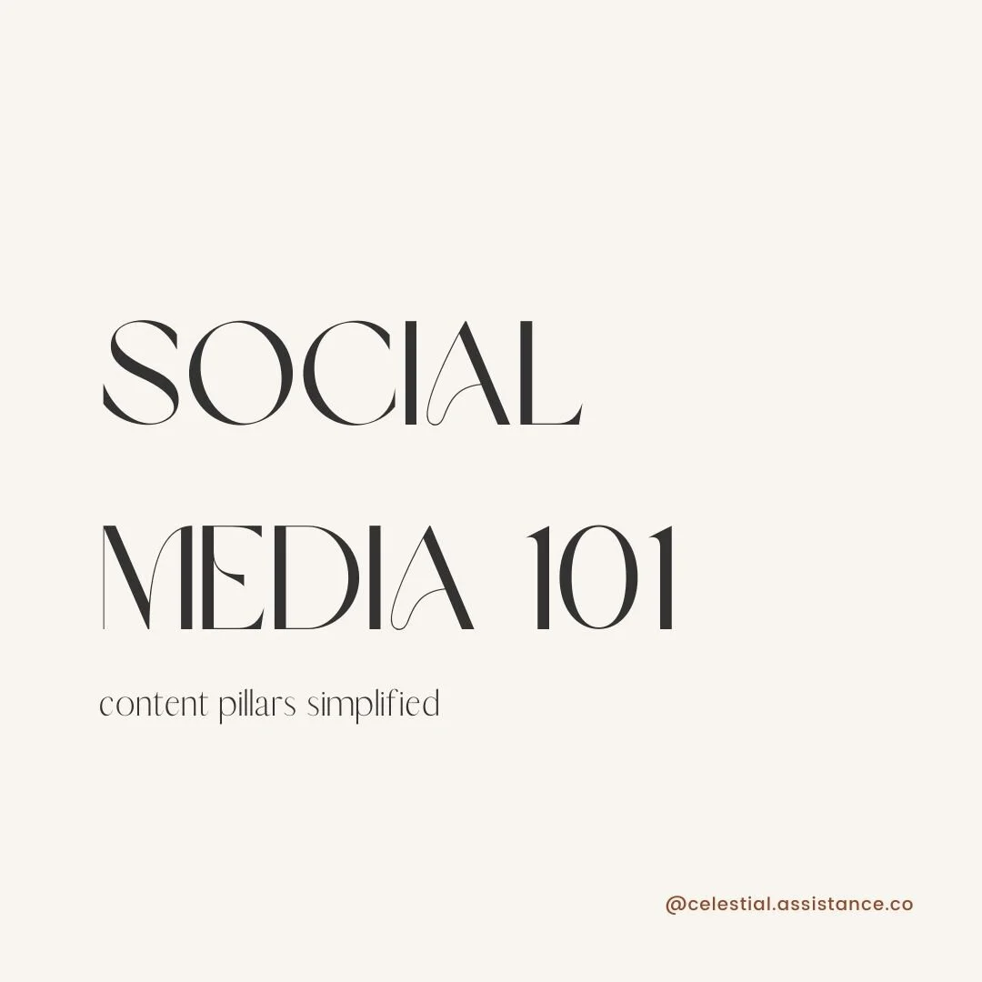 Don't overcomplicate it! Creating content for your business doesn't have to be rocket science. Use these three content pillars to connect with your audience. ​​​​​​​​​

#socialmediamanagement #socialmediamanager #ashevillenc #ashevillesocialmedia #vi