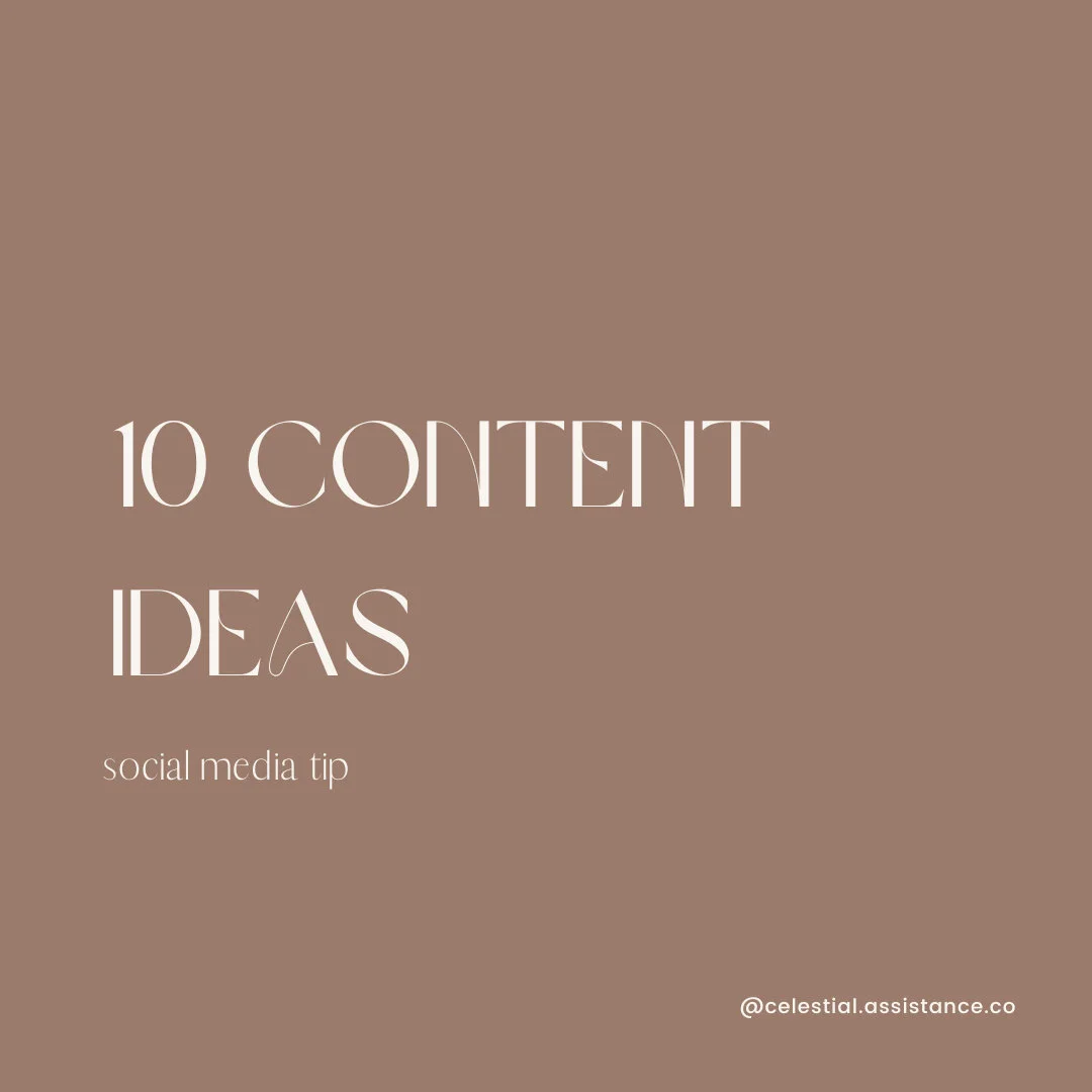 Don't stress about always coming up with fresh content ideas. Select a handful that works for your business and use those on rotation! ​​​​​​​​​

#virtualassistant #ashevillenc #ashevillesocialmediamanager #socialmediamanager #socialmediatip #socialm