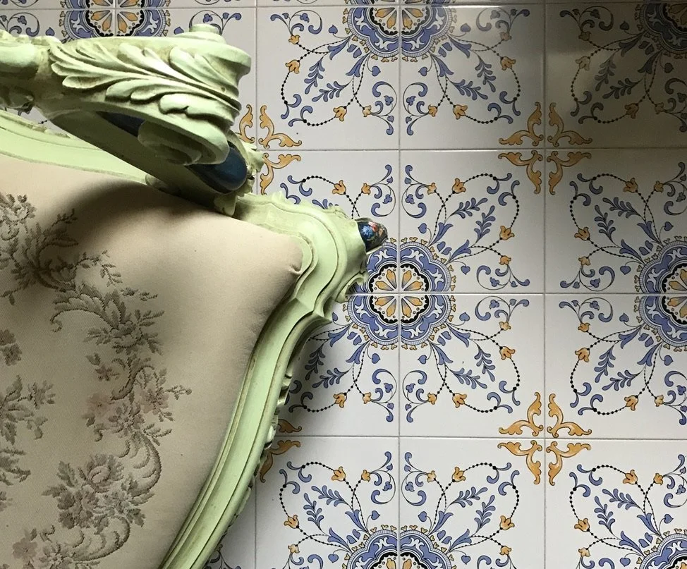 Floor tile in my relative's country home in Valderice, Sicily