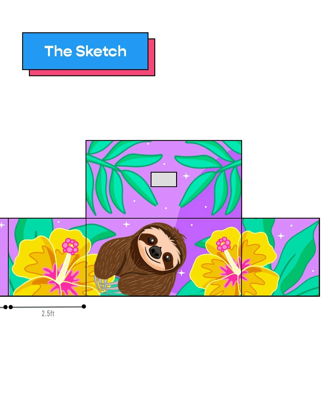 AndreaCataRo_Sloth Mural_Process7.jpg