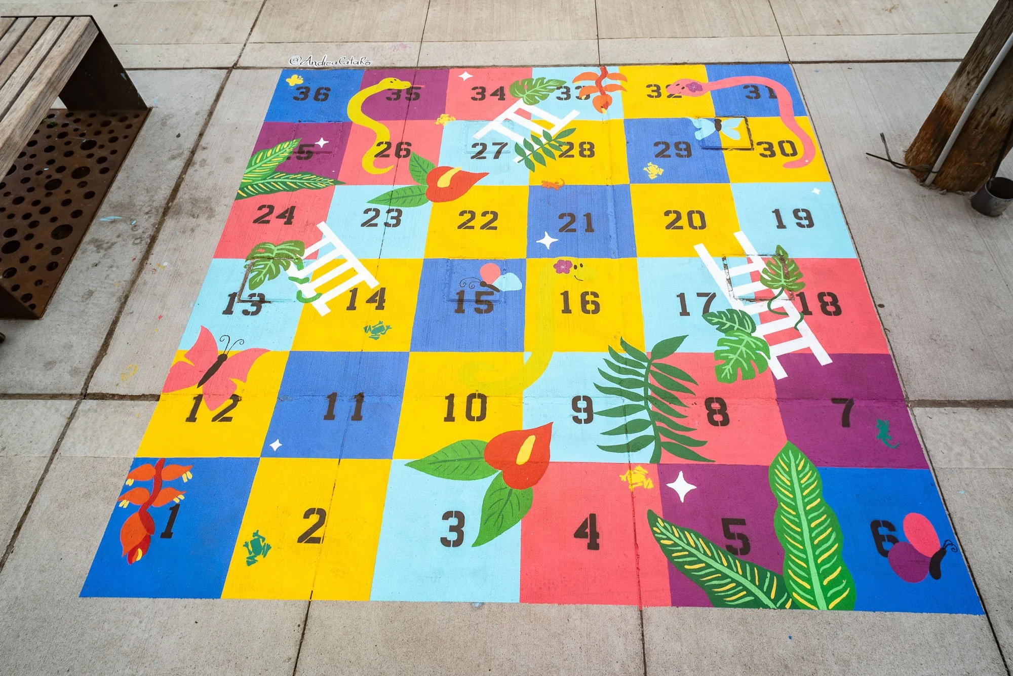 Tropical Snakes and Ladders