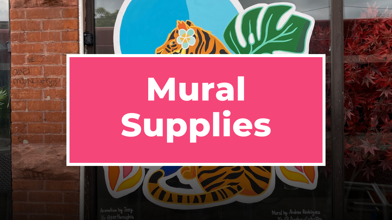 My First Mural Supply List (From the Early Days!)