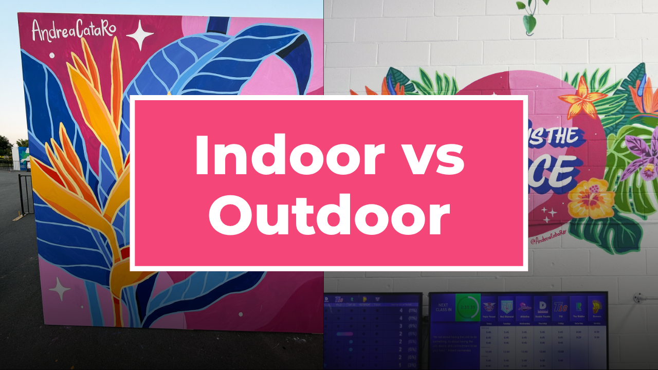Indoor vs Outdoor Murals: What Clients Should Know