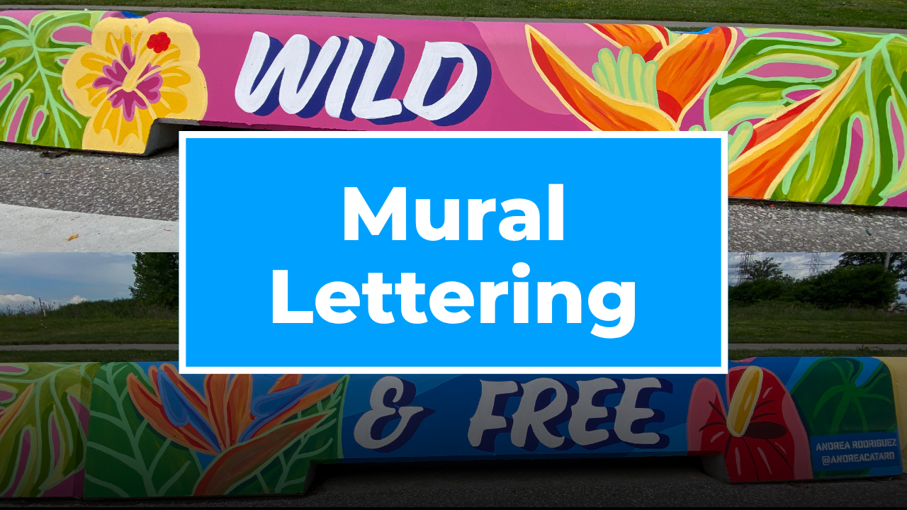Why Lettering Still Matters in a Mural