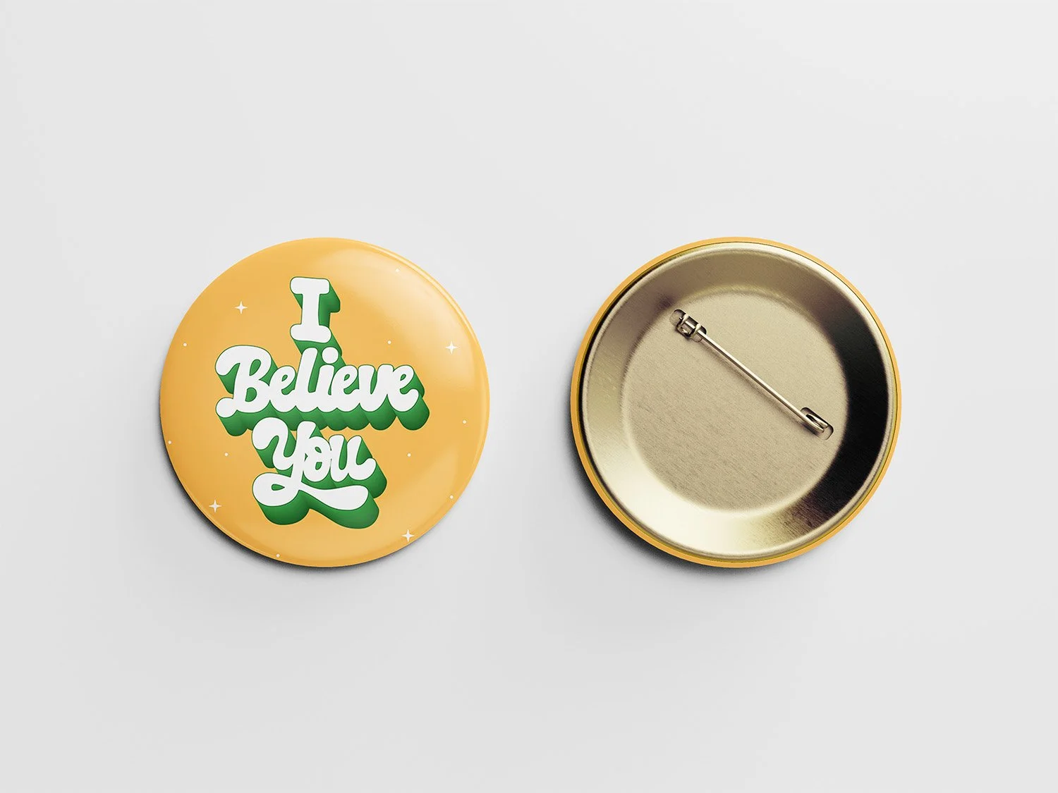 I Believe you, Canadian armed forces project, illustration work for SACK, Button