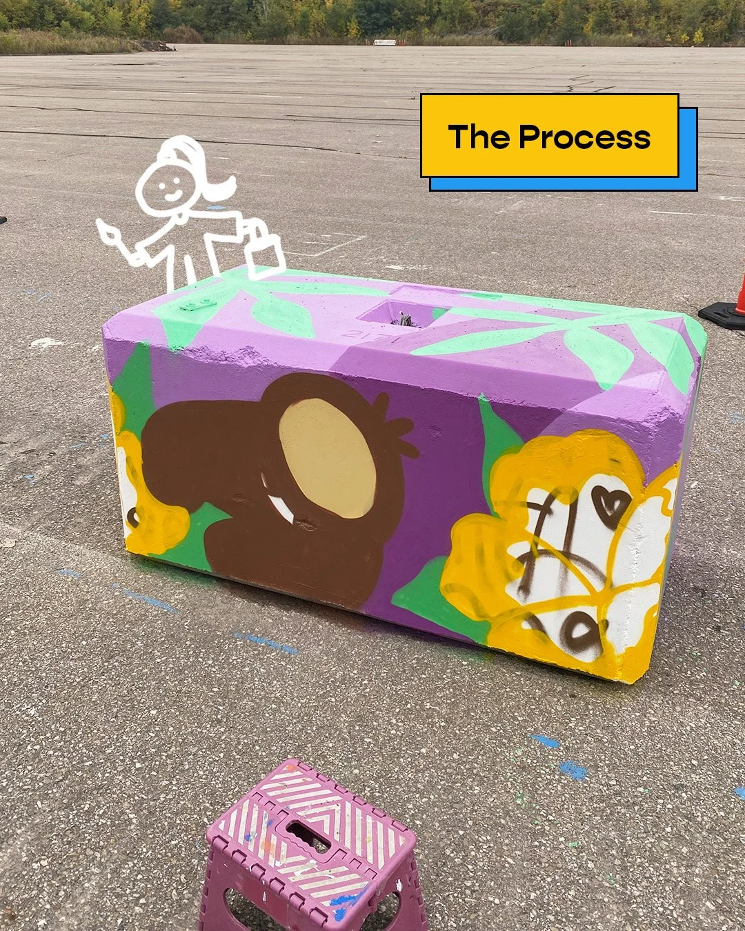 AndreaCataRo_Sloth Mural_Process2.jpg