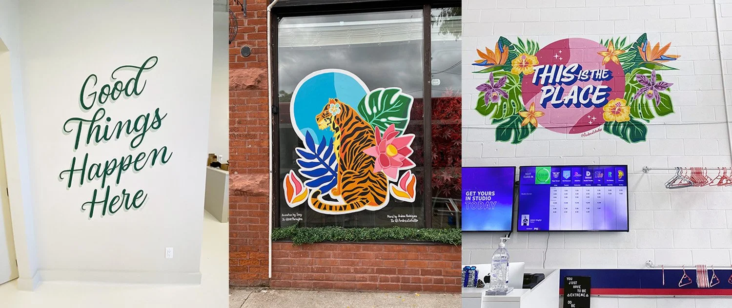 Completed mural projects in Toronto commissioned by a local business or organization