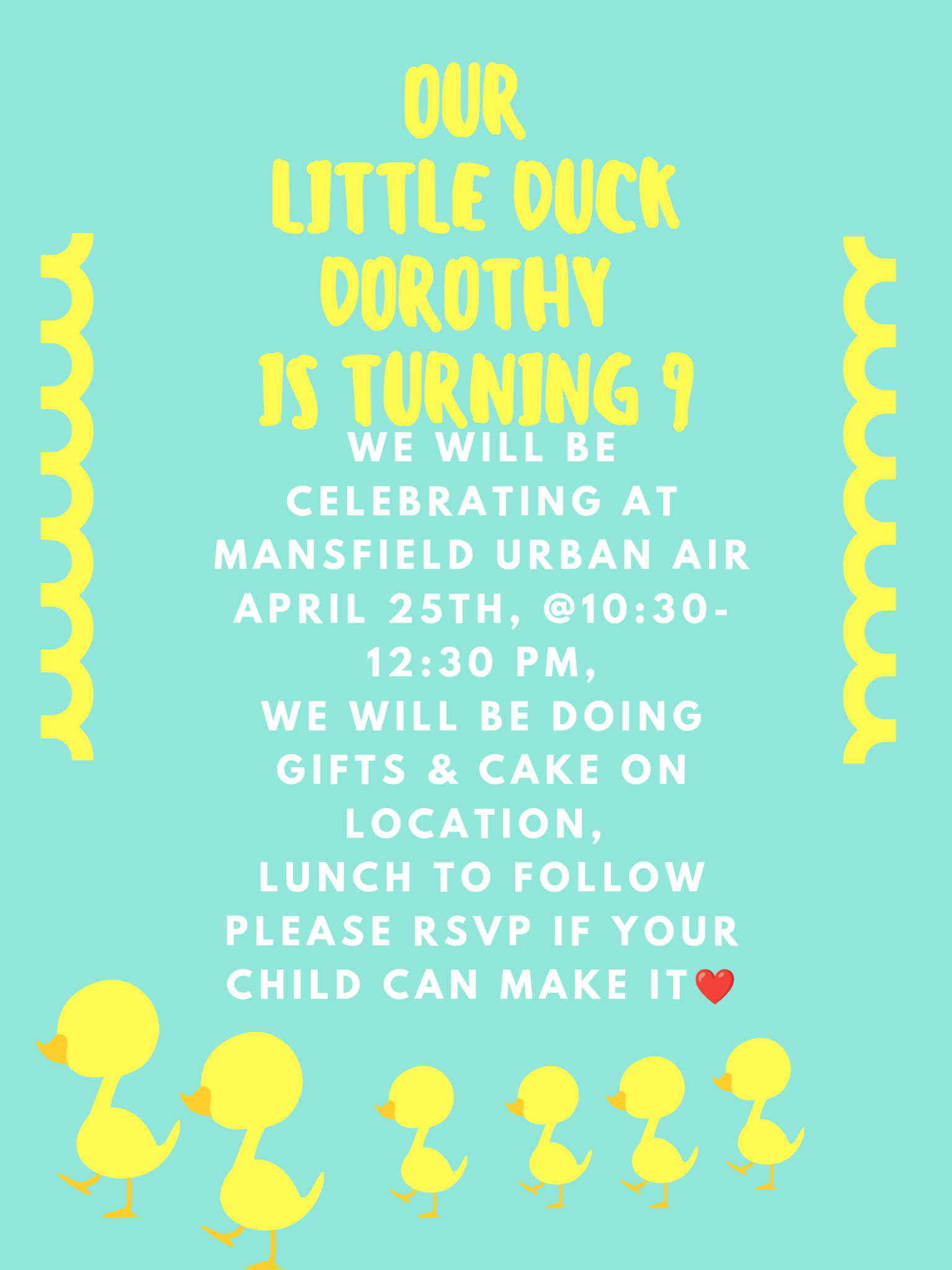 Dorothy's 9th Birthday Party